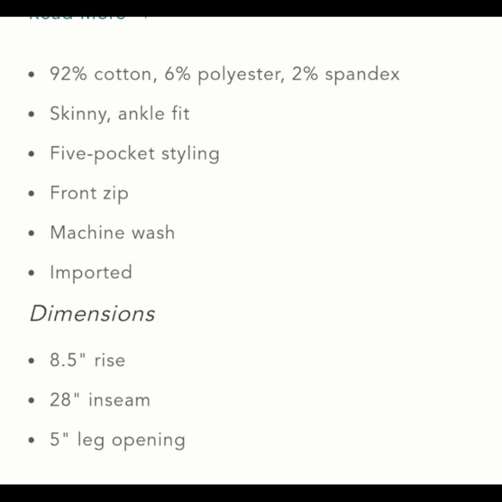 ANTHROPOLOGIE PILCRO MID RISE SKINNY JEANS 30 - Picture 4 of 7